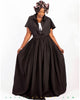 All The Drama Pleated Maxi Dress